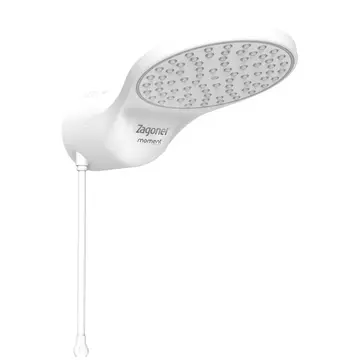 Chuveiro Elétrico Eletrônico Moment 7500W 220V Branco Zagonel 2