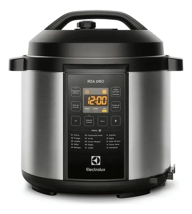 Panela de Pressão Elétrica Electrolux PCC20 6L Preta Digital