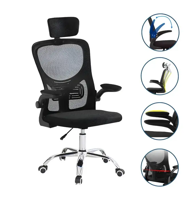 Cadeira de Escritório Presidente Office - Suporta até 150kg