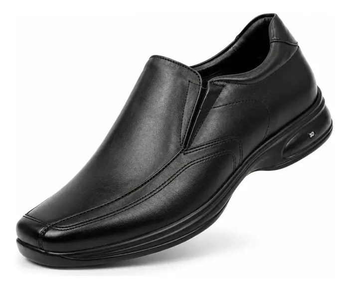 Jota Pe Sapato Social Masculino 3D Vision Preto