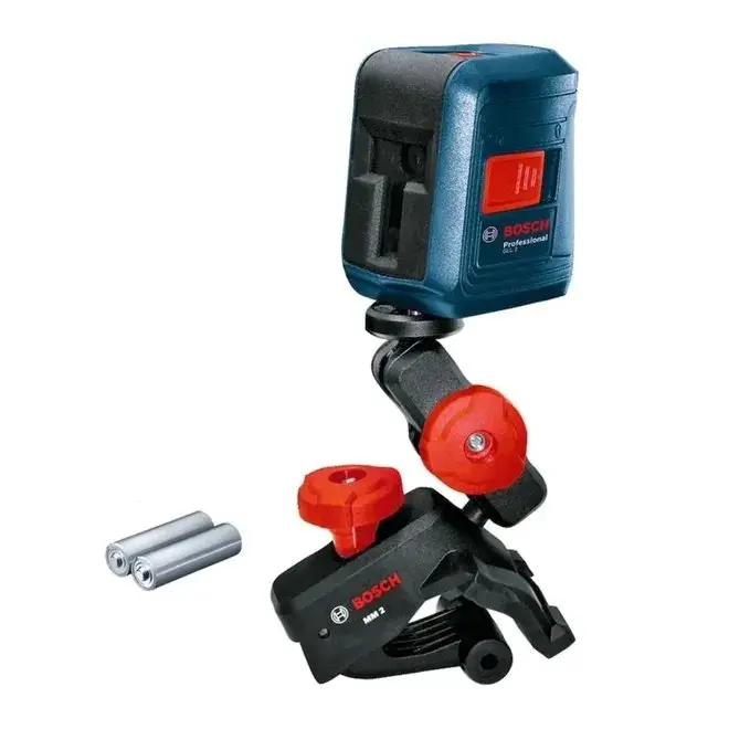Nível a laser Bosch GLL 2 10m com suporte multiarticulado