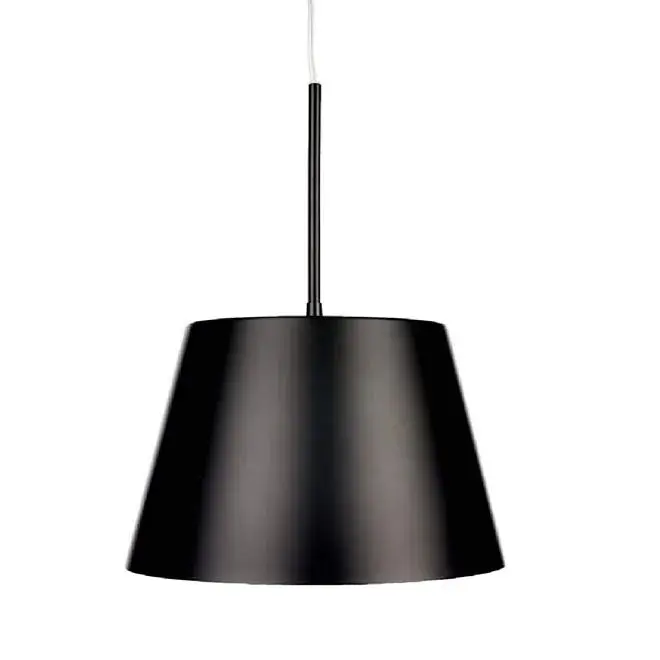 Luminária Pendente Bella SE529P Metal Preto 28,5cm