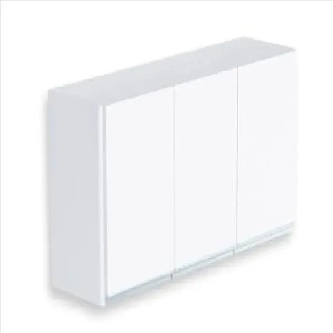 Armário Aéreo 3 Portas 106cm Branco Texturizado - RORATO