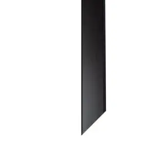 Perfil Arremate para Acabamento Preto 3mm Barra com 3m
