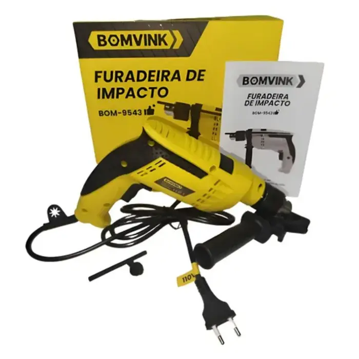 Furadeira de Impacto 1/2″ (13mm) 500W Bomvink
