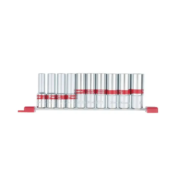 Jogo Soquete Longo 10 -20mm Encaixe 1/2″ MTX