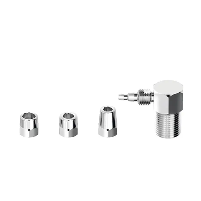 Adaptador para Filtro de Água Parede Latão 1/2X1/4X1/8″ Cromado Censi