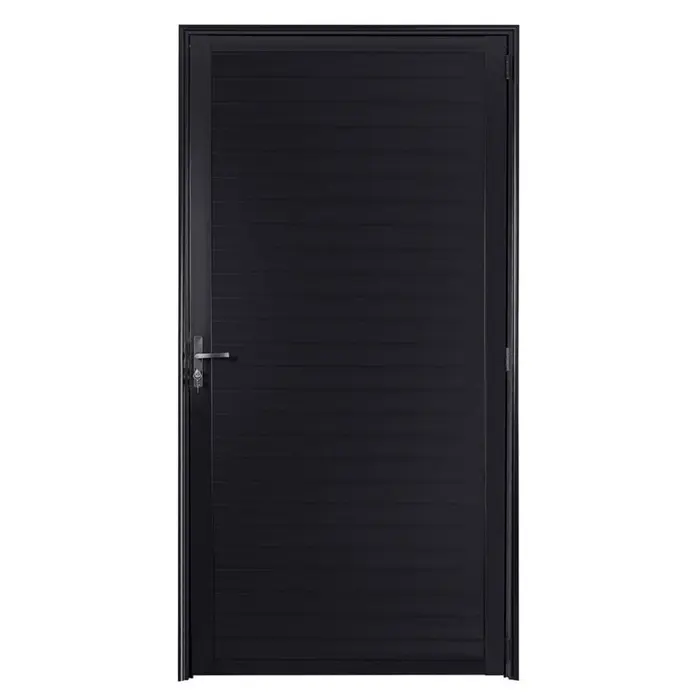 Porta Lambril sem Puxador Alumínio Preto 210x90cm Proex