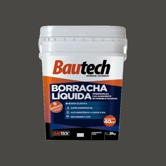 Tinta Impermeabilizante Acrílica Borracha Líquida 20Kg Bautech