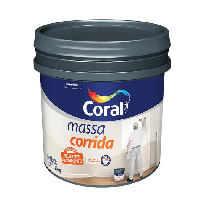 Massa Corrida Lata 20Kg Coral