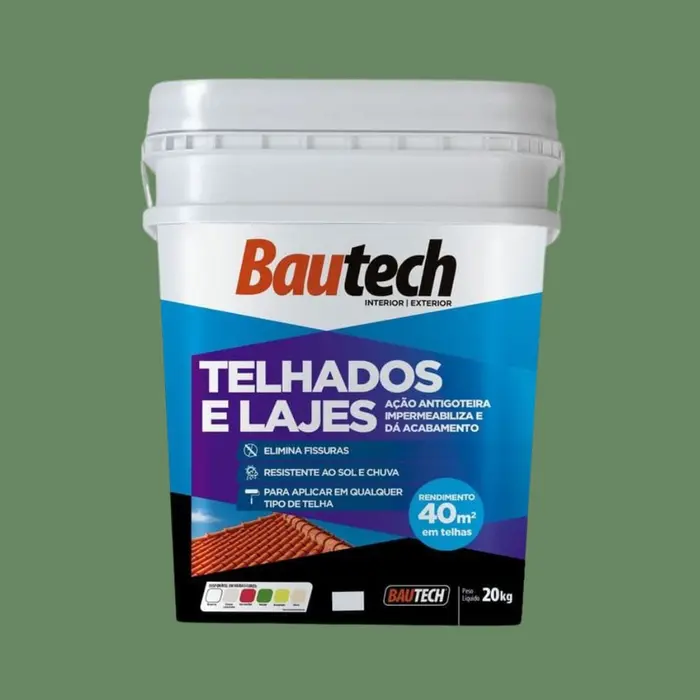 Tinta Acrílica Telhados e Lajes 20Kg Bautech