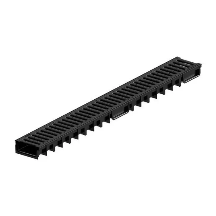 Canal e Grelha Polipropileno Slim H50 A15 12,5x5x100cm Aco