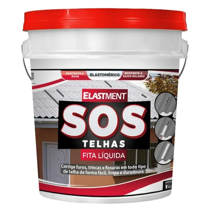 Fita Líquida Multiuso SOS Telhas 1Kg Drylevis