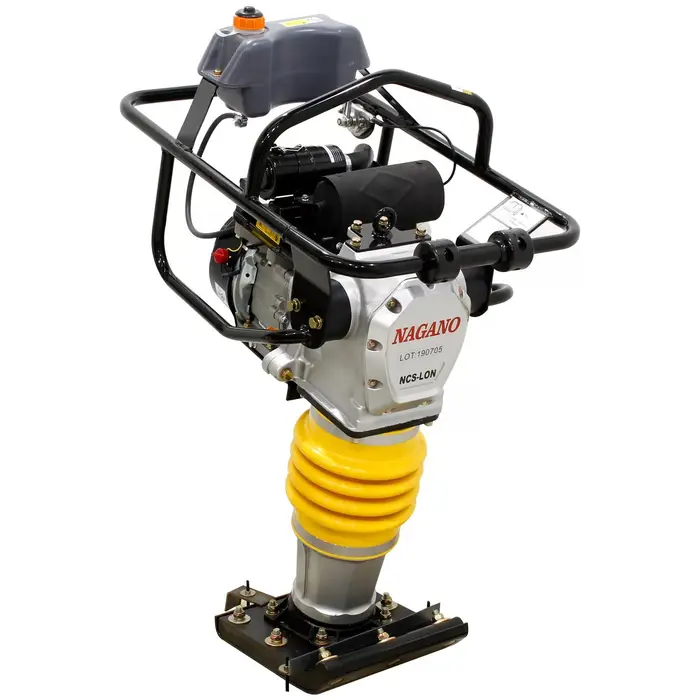 Compactador de Solo tipo sapo a Gasolina 6.5 HP Motor Loncin Motor de 4 tempos – NCSLON