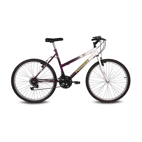Bicicleta Aro 26 Live Branco e Violeta