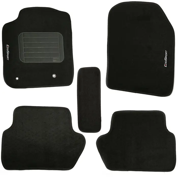 Jogo de Tapetes Eco Sport 13/15 Preto com 5 Peças SAMARA CAR-2190