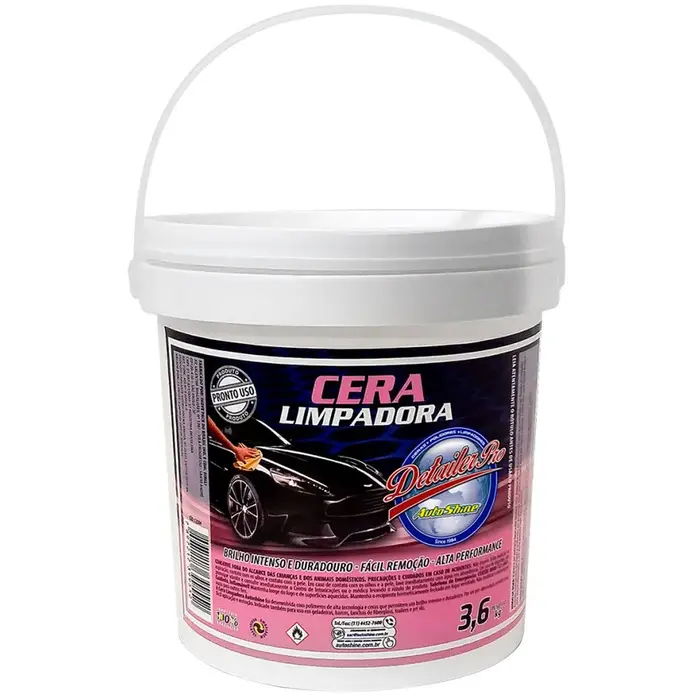 Cera Limpadora Laranja 3,6Kg AUTO SHINE-AS12504-3.6KGS