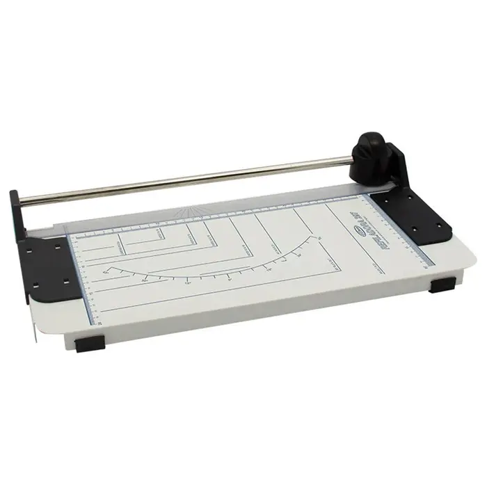 Refiladora Branca de Papel 350mm 4 Folhas com Tampa em Aço MENNO-477