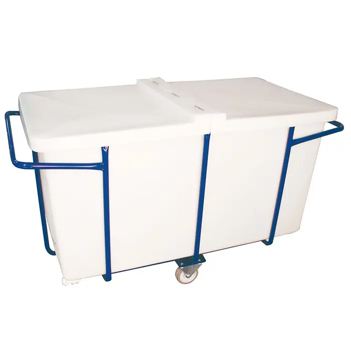 Tampa Branca Bipartida para Carro Cuba Metálico 300L/3,6kg BRALIMPIA-EM302