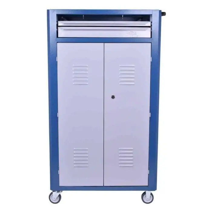 Rack Fechado Azul com 2 Gavetas FERCAR-R4