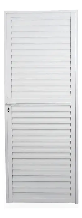 Porta De Alumínio Laminada 210x70cm